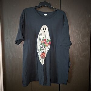 Black Ghost Bouquet Graphic Tee